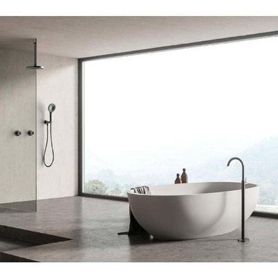 Bella Vista Freestanding Bath Mixer Gun Metal - Sydney Home Centre