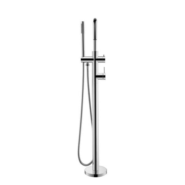 Bella Vista Freestanding Bath Mixer with Hand Shower Chrome - Sydney Home Centre