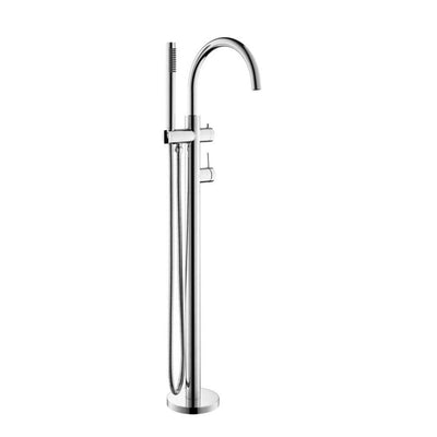 Bella Vista Freestanding Bath Mixer with Hand Shower Chrome - Sydney Home Centre