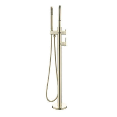 Bella Vista Freestanding Bath Mixer with Hand Shower French Gold - Sydney Home Centre