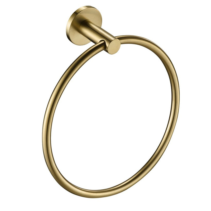 Bella Vista Mica Hand Towel Ring French Gold - Sydney Home Centre