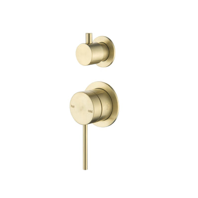 Bella Vista Mica Shower Mixer with Diverter French Gold (2P) - Sydney Home Centre