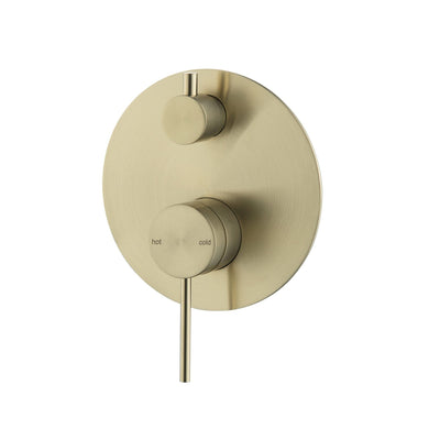 Bella Vista Mica Shower Mixer with Diverter French Gold - Sydney Home Centre