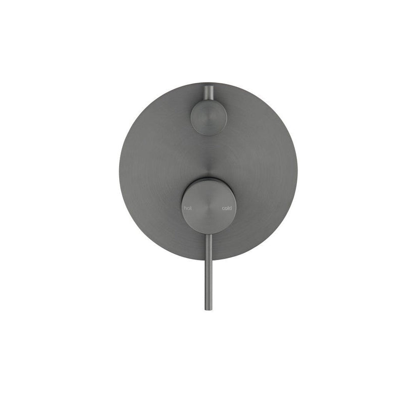 Bella Vista Mica Shower Mixer with Diverter Gun Metal - Sydney Home Centre