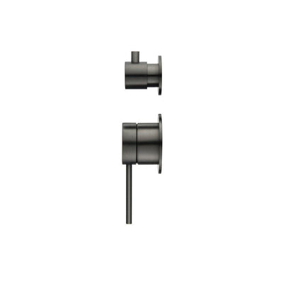 Bella Vista Mica Shower Mixer with Diverter Gun Metal (2P) - Sydney Home Centre