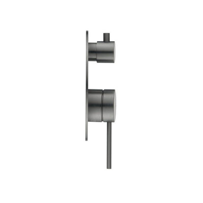 Bella Vista Mica Shower Mixer with Diverter Gun Metal - Sydney Home Centre