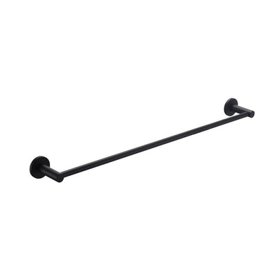 Bella Vista Mica Single Towel Rail 600mm Black - Sydney Home Centre