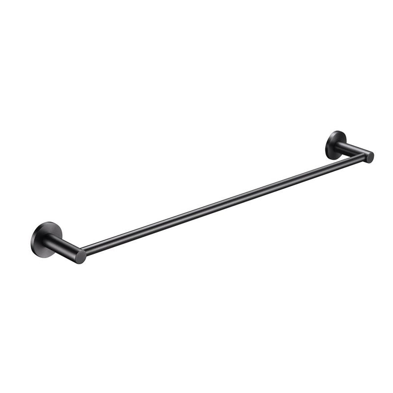 Bella Vista Mica Single Towel Rail 600mm Gun Metal - Sydney Home Centre