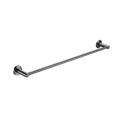 Bella Vista Mica Single Towel Rail 800mm Brushed Nickel - Sydney Home Centre