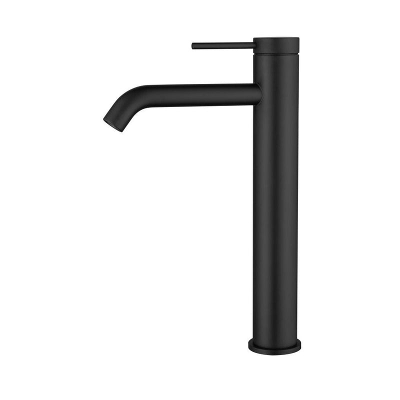 Bella Vista Mica Tall Basin Mixer Black - Sydney Home Centre