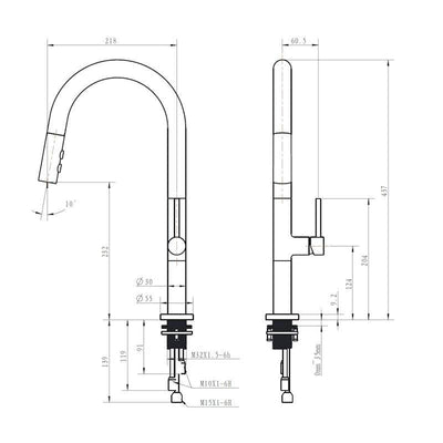 Bentlee Kitchen Mixer Brushed Nickel - Sydney Home Centre