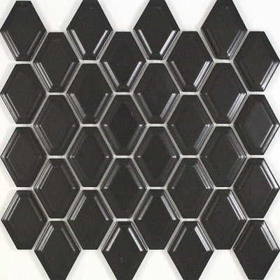 Black Matte External Porcelain Glazed Honeycomb - Sydney Home Centre