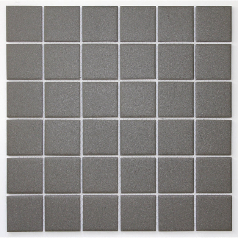 Black Unglazed 48x48mm Square - Sydney Home Centre