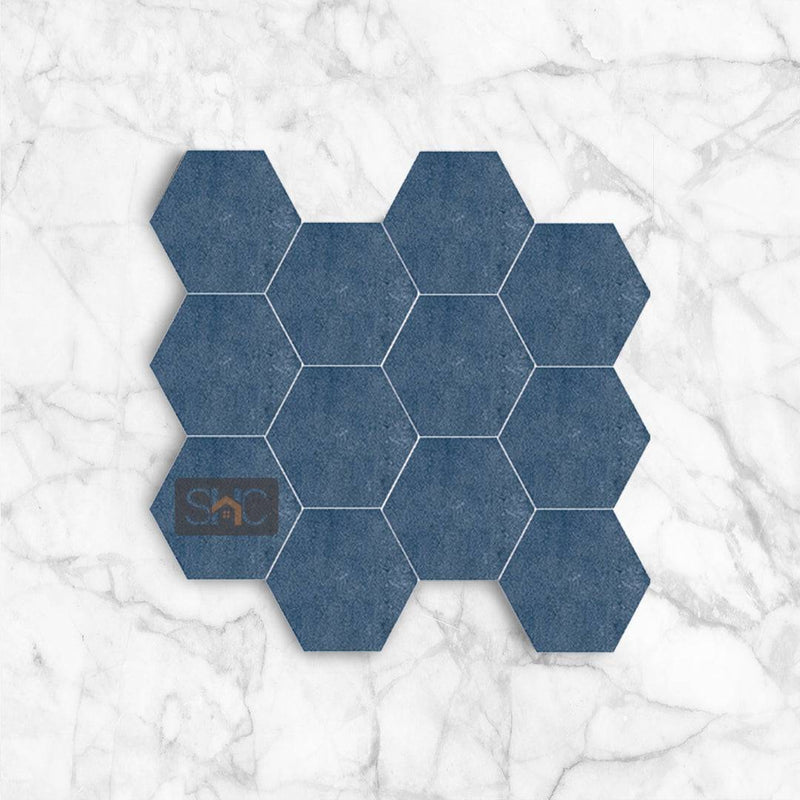 Bloom Navy Hexagon Mosaic 265x305 Matte - Sydney Home Centre