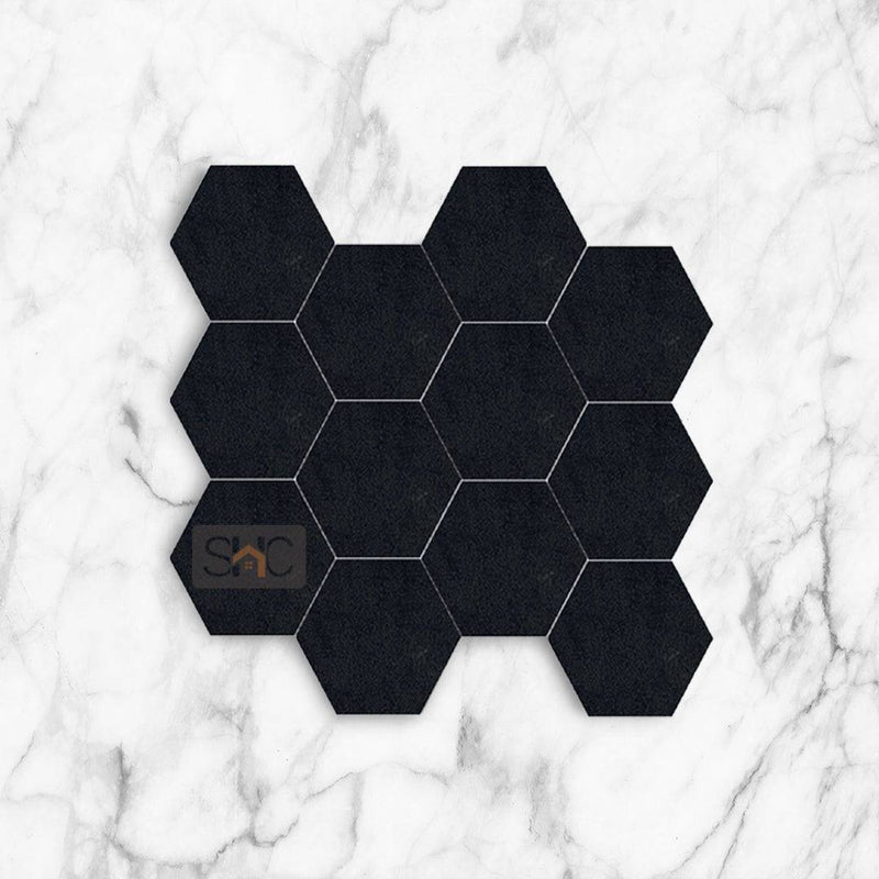 Bloom Secrete Black Hexagon Mosaic 265x305 Matte - Sydney Home Centre