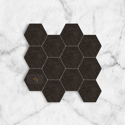 Bloom Sepia Hexagon Mosaic 265x305 Matte - Sydney Home Centre