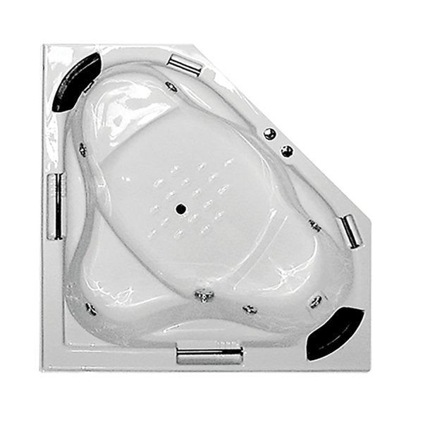 Broadway Bathroom Alhambra 1490mm Spa With Hot Pump 11 Jets White - Sydney Home Centre