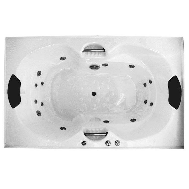 Broadway Bathroom Andorra 1790mm Spa With Hot Pump 8 Jets White - Sydney Home Centre