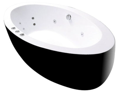 Broadway Bathroom Aplauso 1840mm Bath Black - Sydney Home Centre