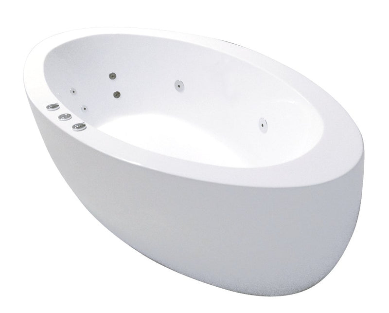 Broadway Bathroom Aplauso 1840mm Spa With Electronic Hot Pump 12 Jets Black - Sydney Home Centre