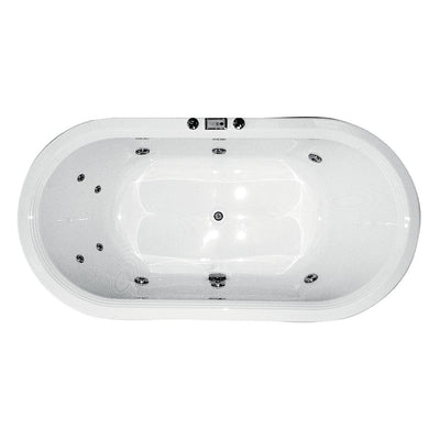 Broadway Bathroom Estella 1820mm Spa With Electronic Touch Pad 14 Jets White - Sydney Home Centre