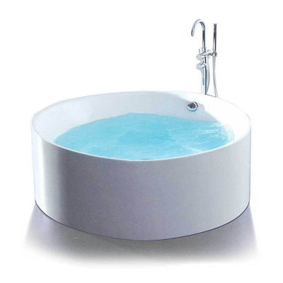 Broadway Bathroom FS19 1400mm Round Freestanding Bath White - Sydney Home Centre