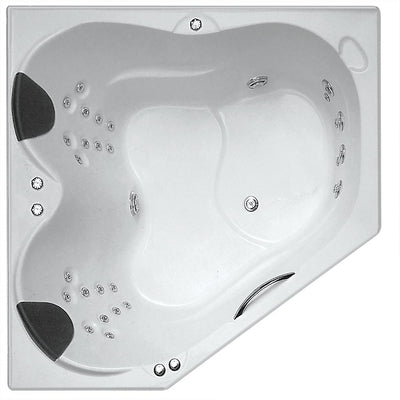 Broadway Bathroom Karmen 1400mm Spa With Dual Pump 28 Jets White - Sydney Home Centre