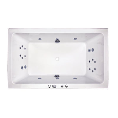 Broadway Bathroom Quadrato 1800mm Spa With Dual Pump 22 Jets White - Sydney Home Centre