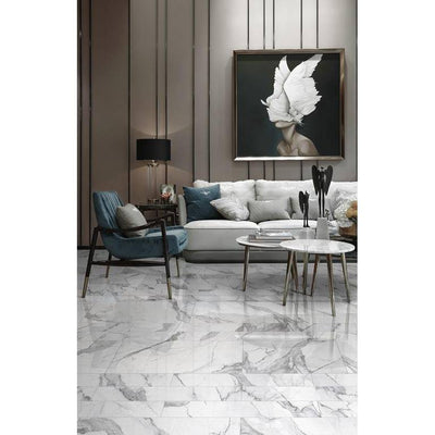 Calacatta 300x600 Polished - Sydney Home Centre