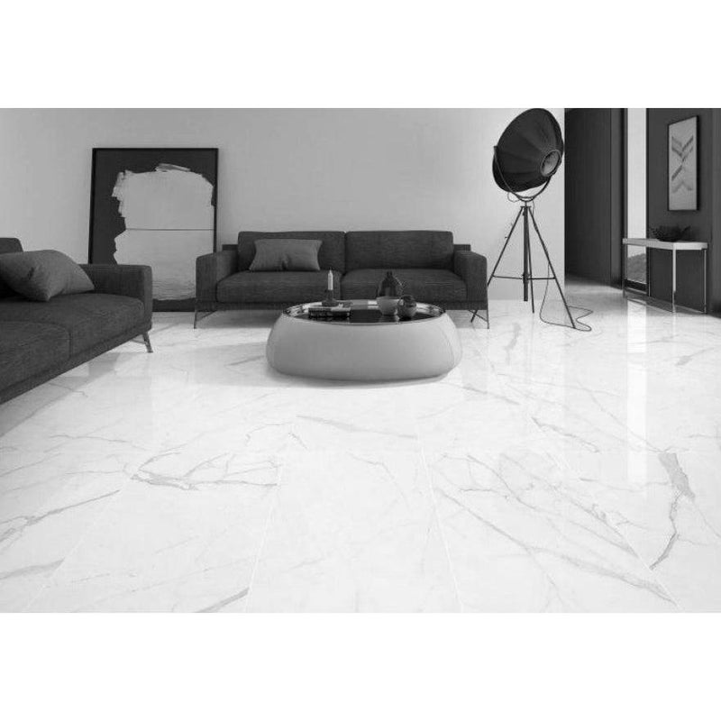 Calacatta Deluxe 600x1200 Polished - Sydney Home Centre