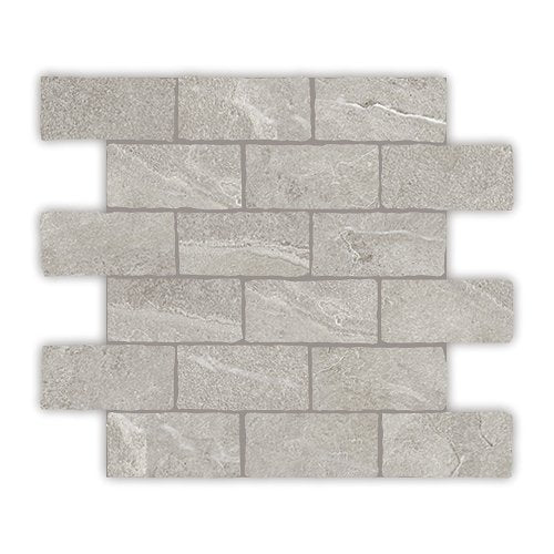 Capri Earl Grey 299X305 Mosaic SurfaceTec® Tumbled Edge - Sydney Home Centre