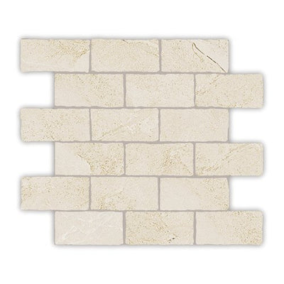 Capri Nutmeg 299X305 Mosaic SurfaceTec® Tumbled Edge - Sydney Home Centre