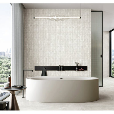 Capri Salt 299X305 Mosaic SurfaceTec® Tumbled Edge - Sydney Home Centre