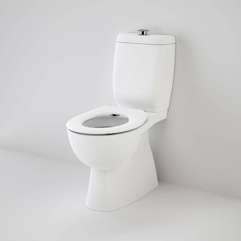 Caroma Caravelle Support Close Coupled Toilet Suite With Double Flap Seat S Trap White - Sydney Home Centre