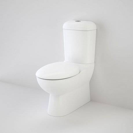 Caroma Leda Wall Faced Toilet Suite With Pedigree II Regular Seat White - Sydney Home Centre