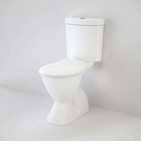Caroma Profile 4 Easy Height Connector Toilet Suite S Trap With Standard Seat White - Sydney Home Centre