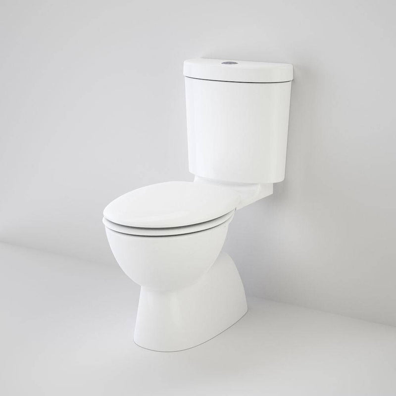 Caroma Profile 4 Trident Connector Bottom Inlet P Trap Toilet Suite Soft Close Seat White - Sydney Home Centre