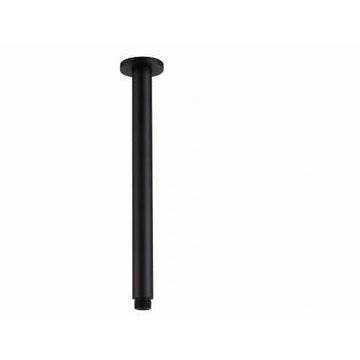 Cee Jay Classic Round Ceiling Arm 200mm Matte Black - Sydney Home Centre