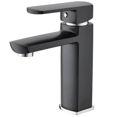 Cee Jay Exclusive Basin Mixer Matte Black & Chrome - Sydney Home Centre