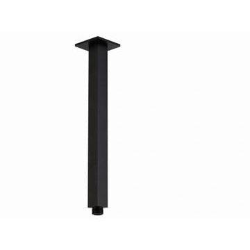 Cee Jay Luxury 200mm Square Ceiling Arm Matte Black - Sydney Home Centre