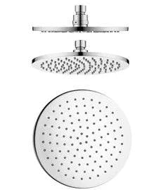 Cee Jay Round 200mm Brass Shower Head Chrome - Sydney Home Centre