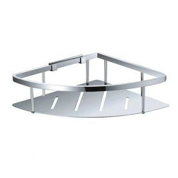 Cee Jay Single Corner Stainless Steel Removable Shelf Chrome - Sydney Home Centre