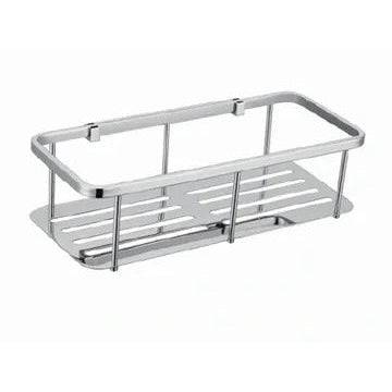 Cee Jay Single Square Stainless Steel Removable Shelf Chrome - Sydney Home Centre
