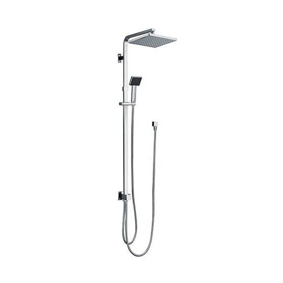 Chao Twin Rail Shower With Double Hose Chrome - Sydney Home Centre
