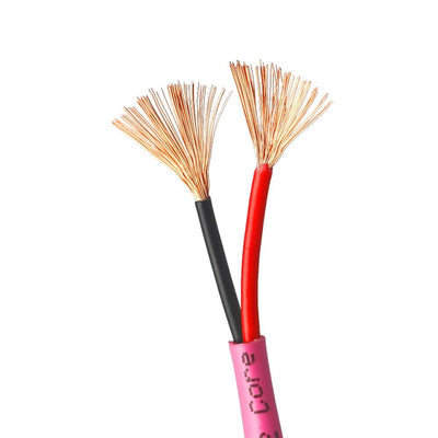 Digihaus Home Theatre Ultra Premium Fire Rated 2 Core 16AWG In-Wall Speaker Cable 50m Pink - Sydney Home Centre