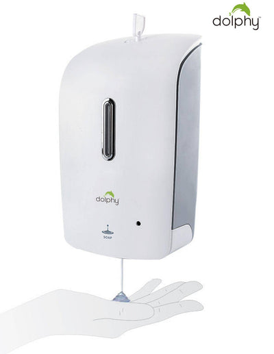 Dolphy 1000ml Automatic Soap-Sanitiser Dispenser White (DSDR0054) - Sydney Home Centre