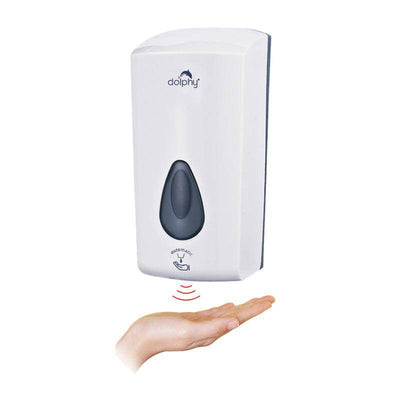 Dolphy 1000ml Automatic Soap-Sanitizer Dispenser White - Sydney Home Centre