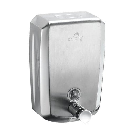 Dolphy 1000ml Stainless Steel Liquid Soap Dispenser Silver - Sydney Home Centre