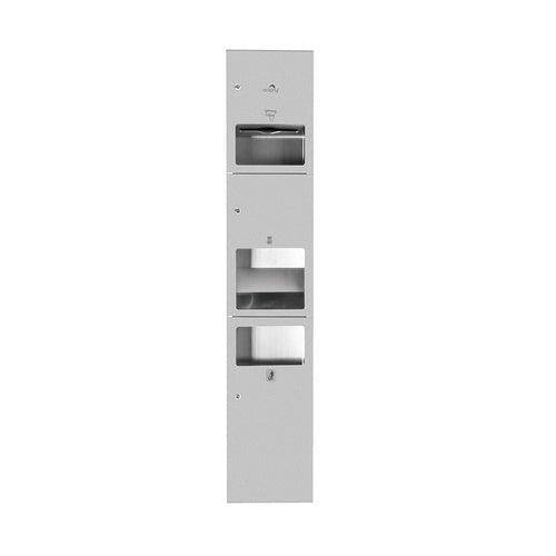 Dolphy 3-in-1 Washroom Recessed Panel Silver - Sydney Home Centre