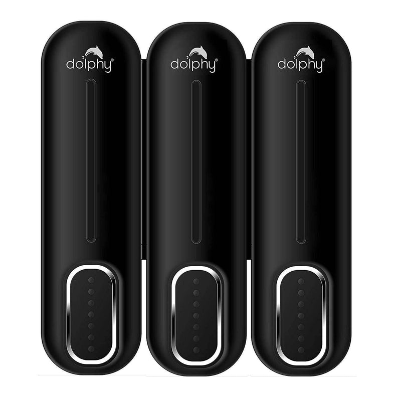 Dolphy 300ml Soap Dispenser Black (Set Of 3) - Sydney Home Centre